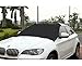 Cutequeen Premium Windshield Snow Cover and Sun Shade Protector-windproof Magnetic Edges-door Flaps-sizes for ALL Vehicles-covers Wipers - Ice,snow,frost Guard