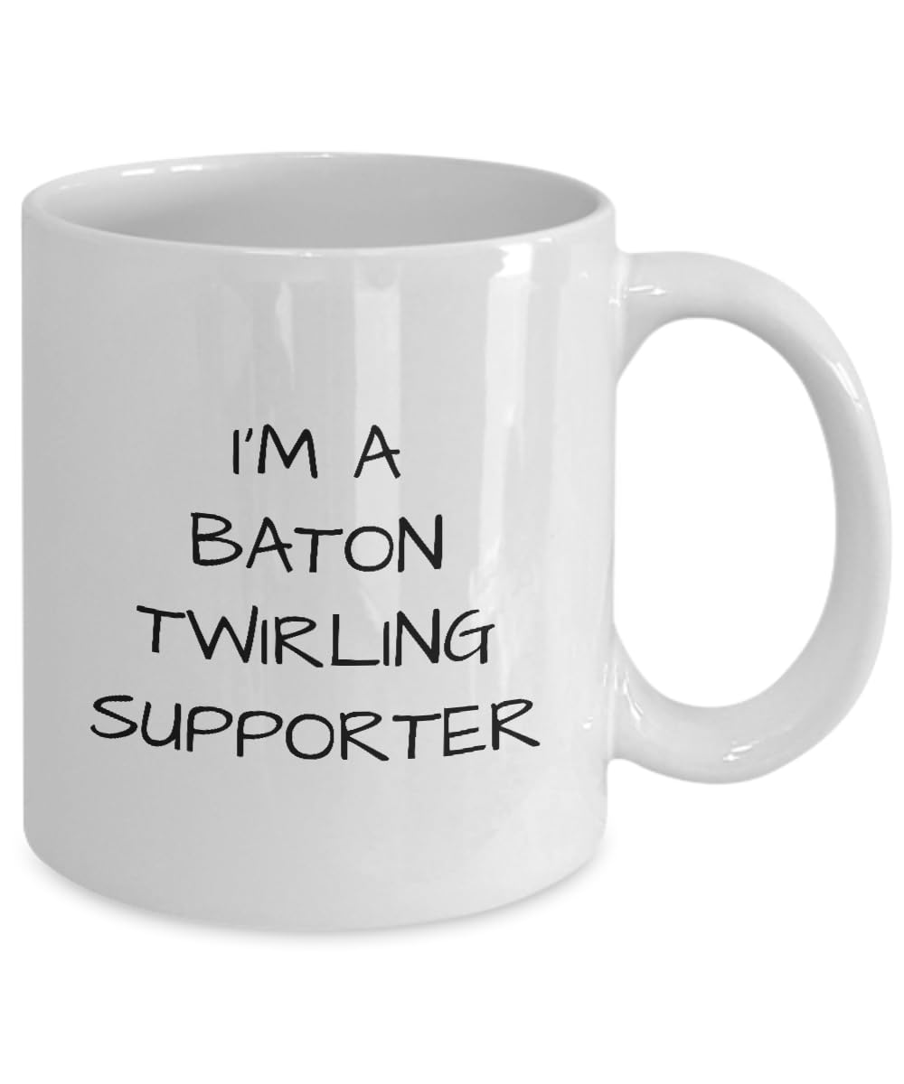 Baton Twirling 15oz Coffee Mug For Baton Twirler As Gift For Twirler Birthday Mother's Father's Day or Christmas, Unique Cup For Baton Twirler Mom Dad
