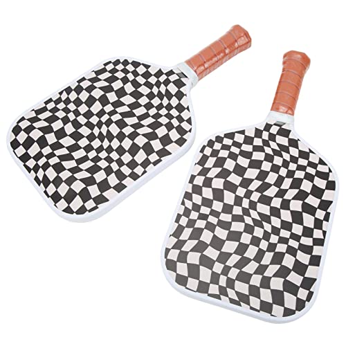 Juego de Raquetas de Pickleball, Paletas de Pickleball de Fibra de Vidrio con Núcleo de Nido de Abeja, Equipo Deportivo