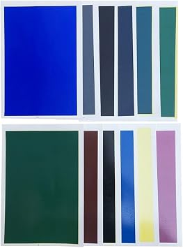 Marking Paper, 1PCS Engraving Marking Paper for Laser Engraver and Cutting Machine Laser Engraving Tools for Ceramics Glass Ceramic Tiles Metal (Color : 1PCS, Size : Colour 2)