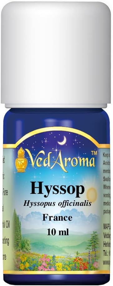 VedAroma Hyssop Pure Essential Oil 10 ml