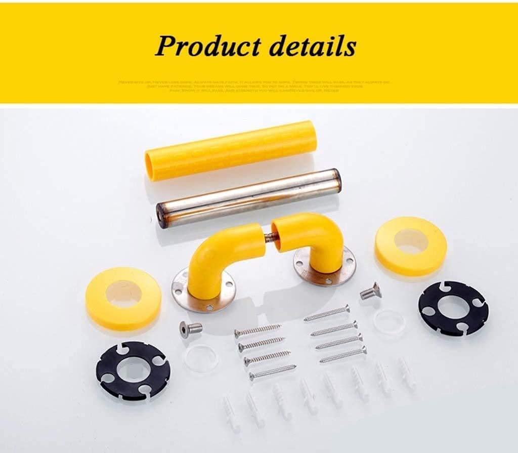 Maniglione di sicurezza, maniglia di supporto a parete in acciaio inox, antiscivolo, per bagno, resistente, per anziani e bambini, ideale come aiuto per la sicurezza della doccia