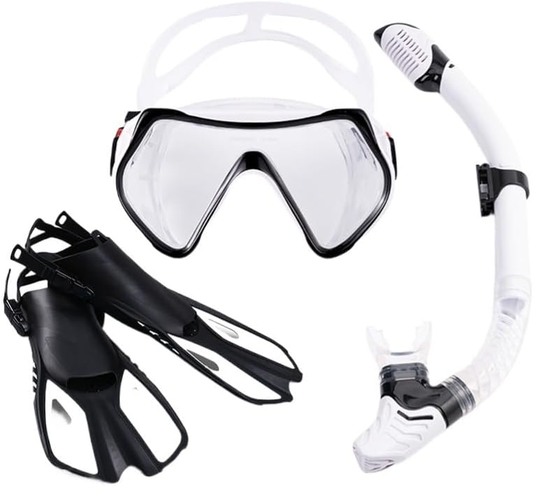 Miniatura 5 de Equipo de snorkel Conjunto De Esnórquel Seco para Adultos, Máscara De Esnórquel Gafas De Buceo Antivaho, Máscara De Natación Máscara de Snorkel