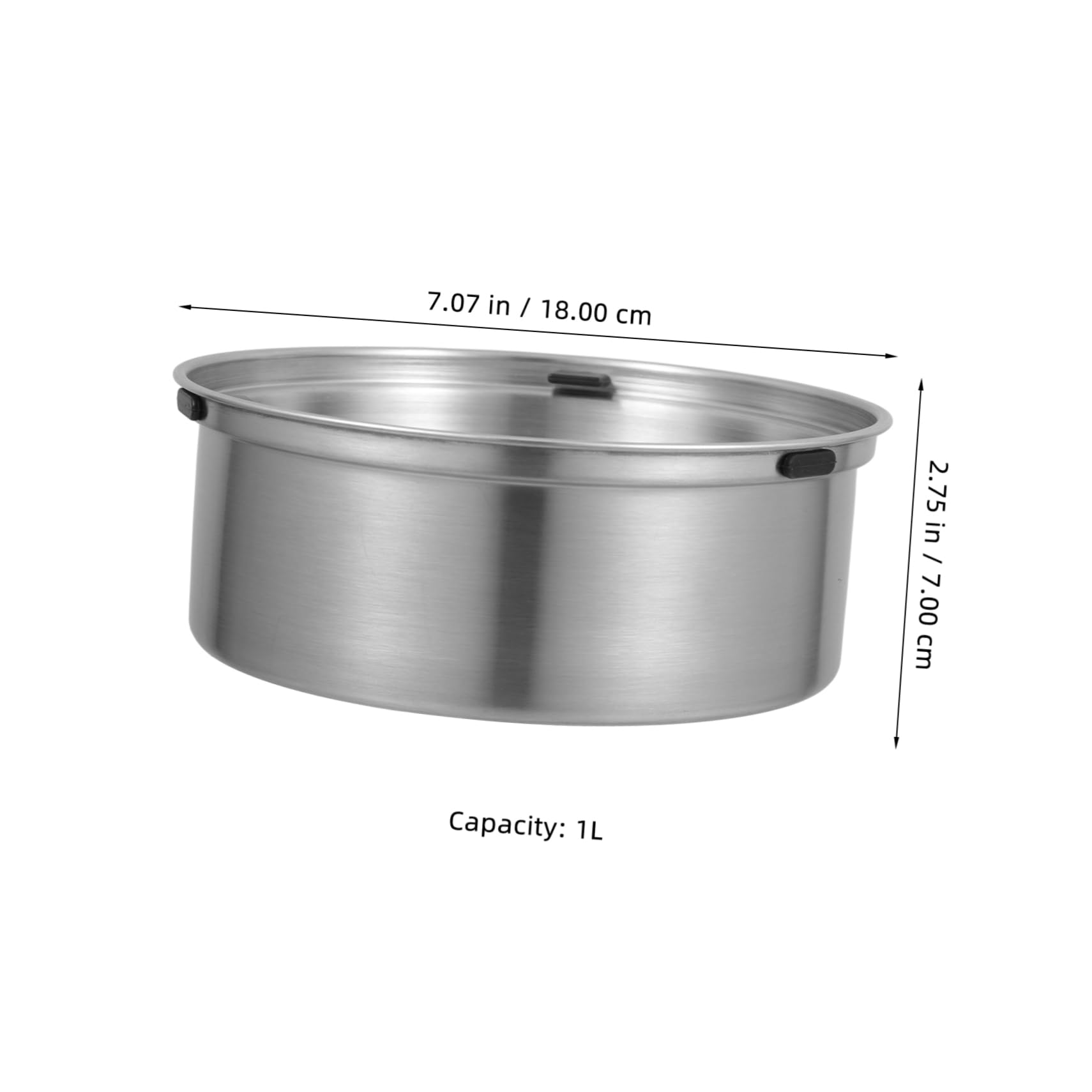 Balacoo No Spill Dog Water Bowl Stainless Steel Floating Design for Mess Hydration for Dogs Resistant Easy to Clean Capacity