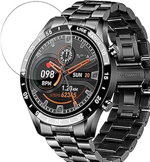 Vaxson 3-Pack Tempered Glass Screen Protector, compatible with LIGE i12 1.3" Smart watch smartwatch, Film Protectors 9H Protective Guard