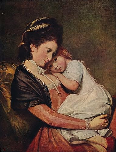Peinture pour décoration salon George Romney poster image impression sur toile 60x90