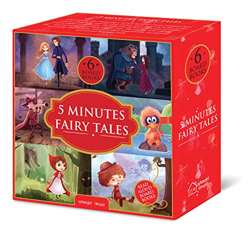 Image of 5 Minutes Fairy Tales Bookset: Giftset of 6 Board Books for Children (Abridged and Retold)