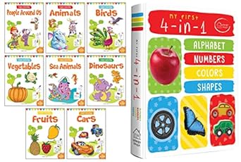 Little Artist Copy Colouring Boxset: Pack of 8 Books & My First 4 in 1 ...