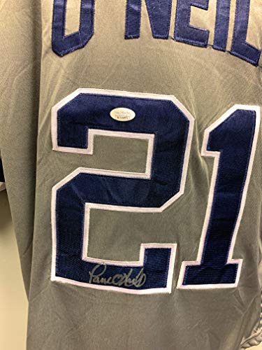 Paul O'neill New York Yankees Signed Autograph Grey Custom Jersey Jsa Witnessed Certified #TOP1