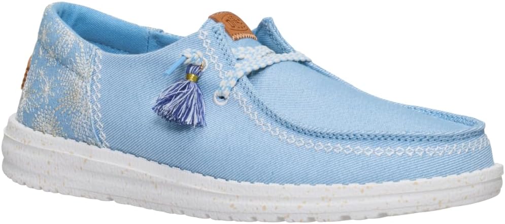 HEYDUDE Women's Wendy Funk Embroidered Floral Slip-On Loafers | Lightweight Comfortable Easy-On Casual Shoes - Image 7