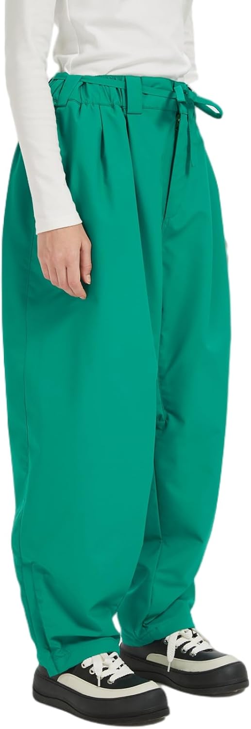 Womens and Mens Ski Pants Winter Waterproof Baggy Pants Outdoor Oversize Cargo Snowboard Pants - Image 7