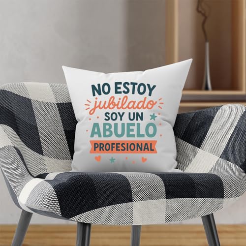 Coussin Papi avec texte espagnol drôle pour exprimer votre tendresse - 4