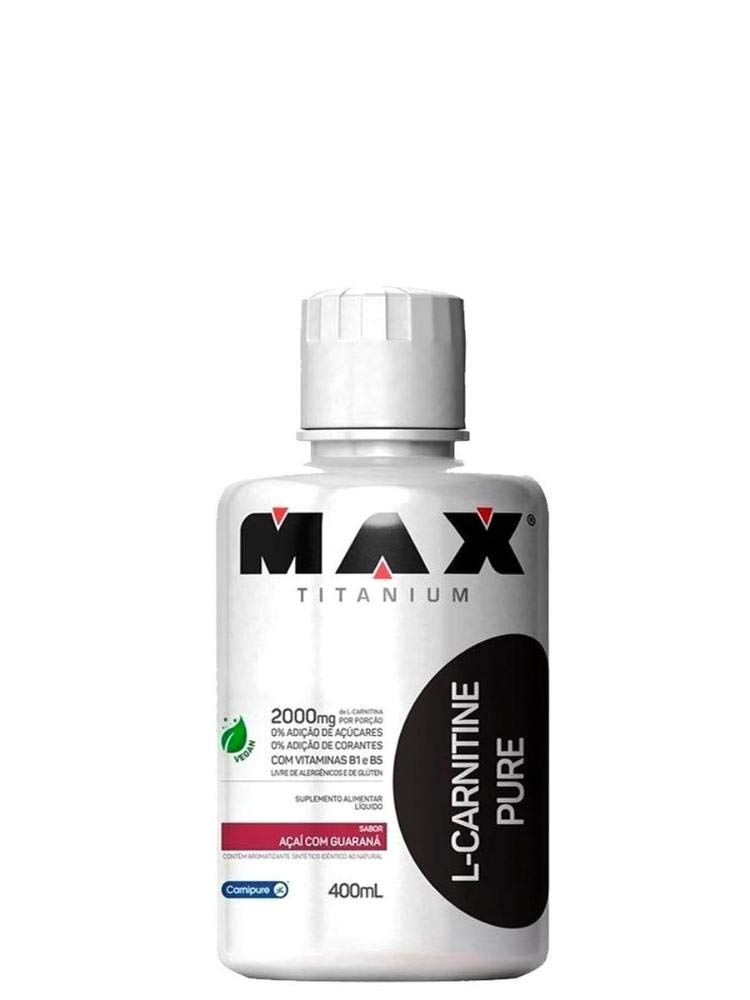 L-Carnitine 2000Mg (400Ml) - Sabor Laranja, Max Titanium | Amazon.com.br