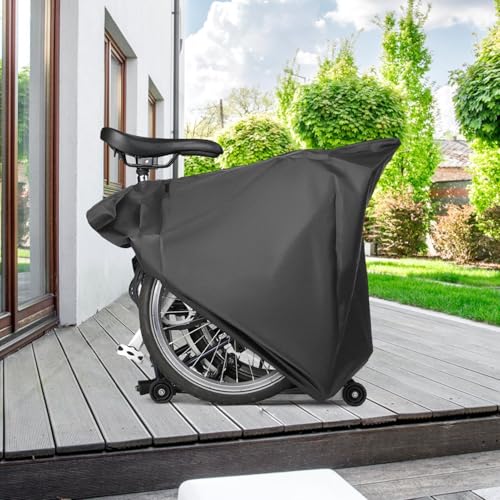 Caja de transporte para bicicleta impermeable construida con materiales de alta resistencia 3