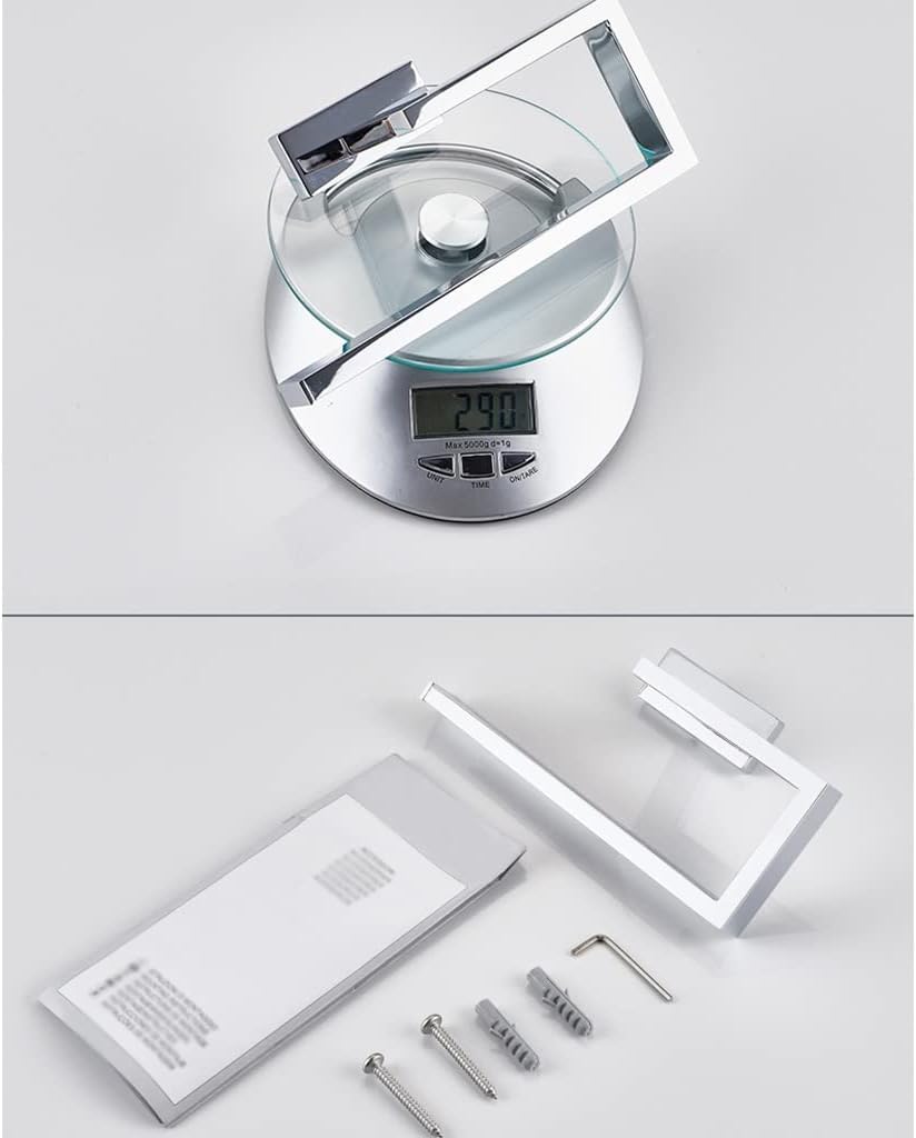 LSLYTQ All Copper Towel Ring, Bathroom Square Hand Towel Holder, Nordic Hardware Pendant, Bathroom Towel Hanger