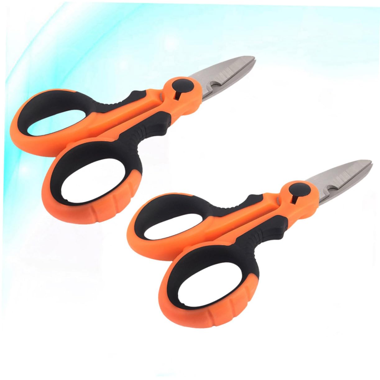 Yardwe Ciseaux De Pêche Accessoires De Pêche Outils De Pêche Ligne Anti-Morsure Grand Cheval 6 Pièces