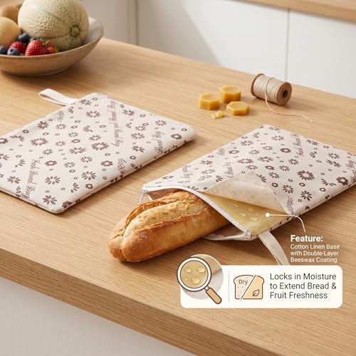 Bolsas de masa madre que evitan el moho en el pan casero 8
