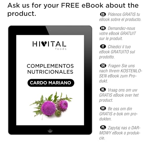 Mariendistel 1000 mg. 180 vegane Kapseln für eine 6-monatige Kur. Konzentrierter Extrakt 25:1 mit 80% Silymarin und 30% Silybin und Isosilybin. Hergestellt von HIVITAL – Bild 5