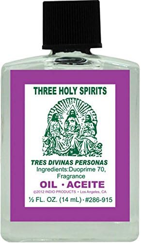 (6Pack) Indio Products Spiritual Anointing Oil- Three HOLY Spirt 1/2oz