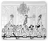 【Hochwertige Materialien】: Das Gaming-Mauspad besteht aus 100% Polyestermaterial, die Unterseite ist ein rutschfestes Gummipad, die Oberfläche ist glatt, die Unterseite kann den Desktop fest greifen und sich nicht nach Belieben bewegen, es ist sehr geeignet für Mausgebrauch.