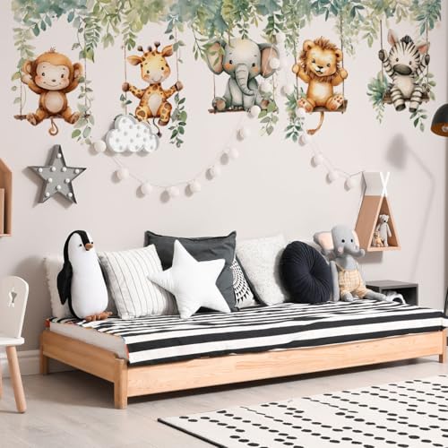 Vinilos Decorativos Animales Selva para Pared Infantil miniatura 5