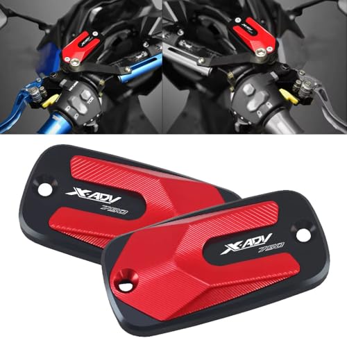 FOR X-ADV750 XADV750 2017-2024オートバイCNCオイルフィラーキャップフロントリアブレーキフルードリザーバーキャップカバーガード