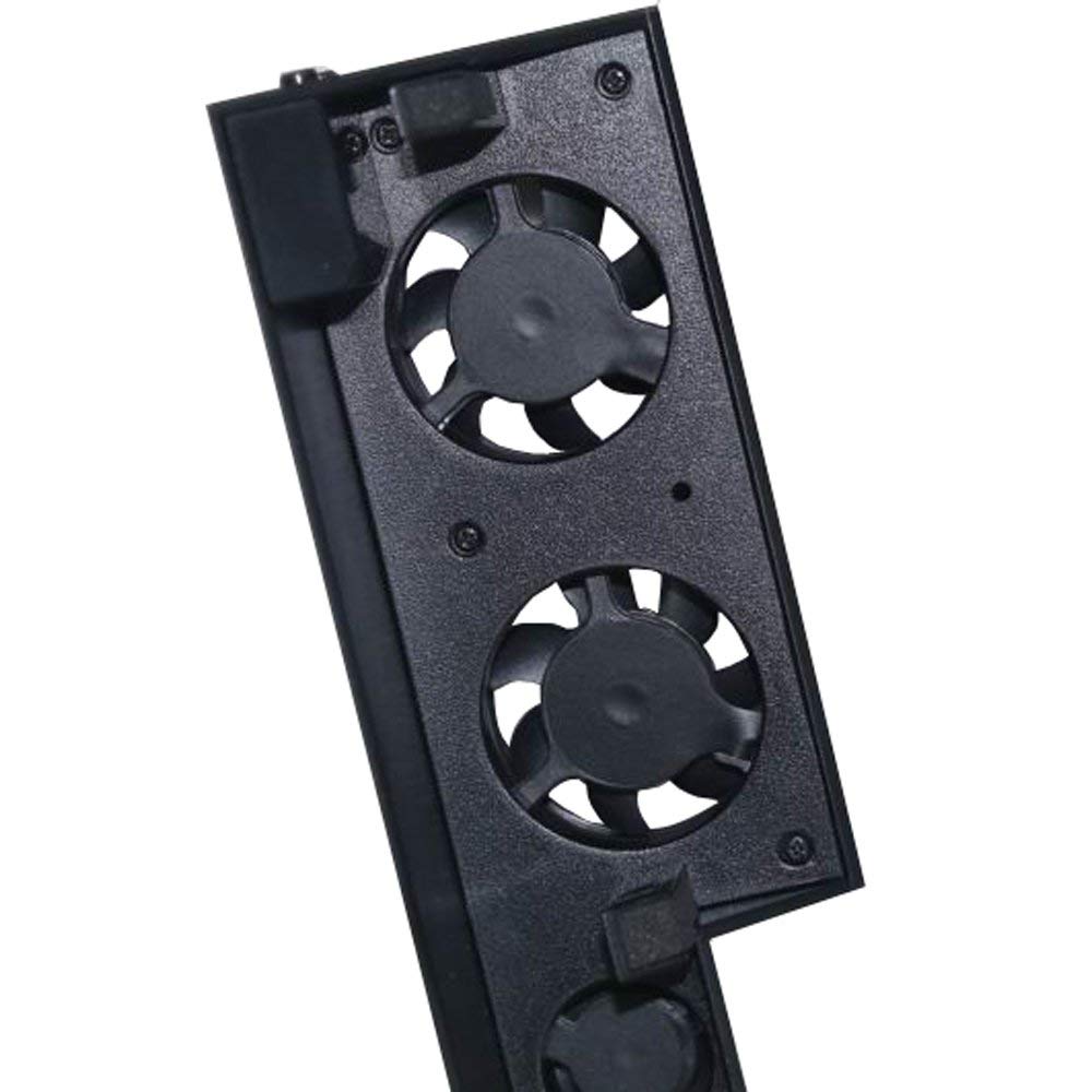 OSTENT USB Cooling Fan Cooler 4-Fan Temperature Adjustable for Sony PS4 Console
