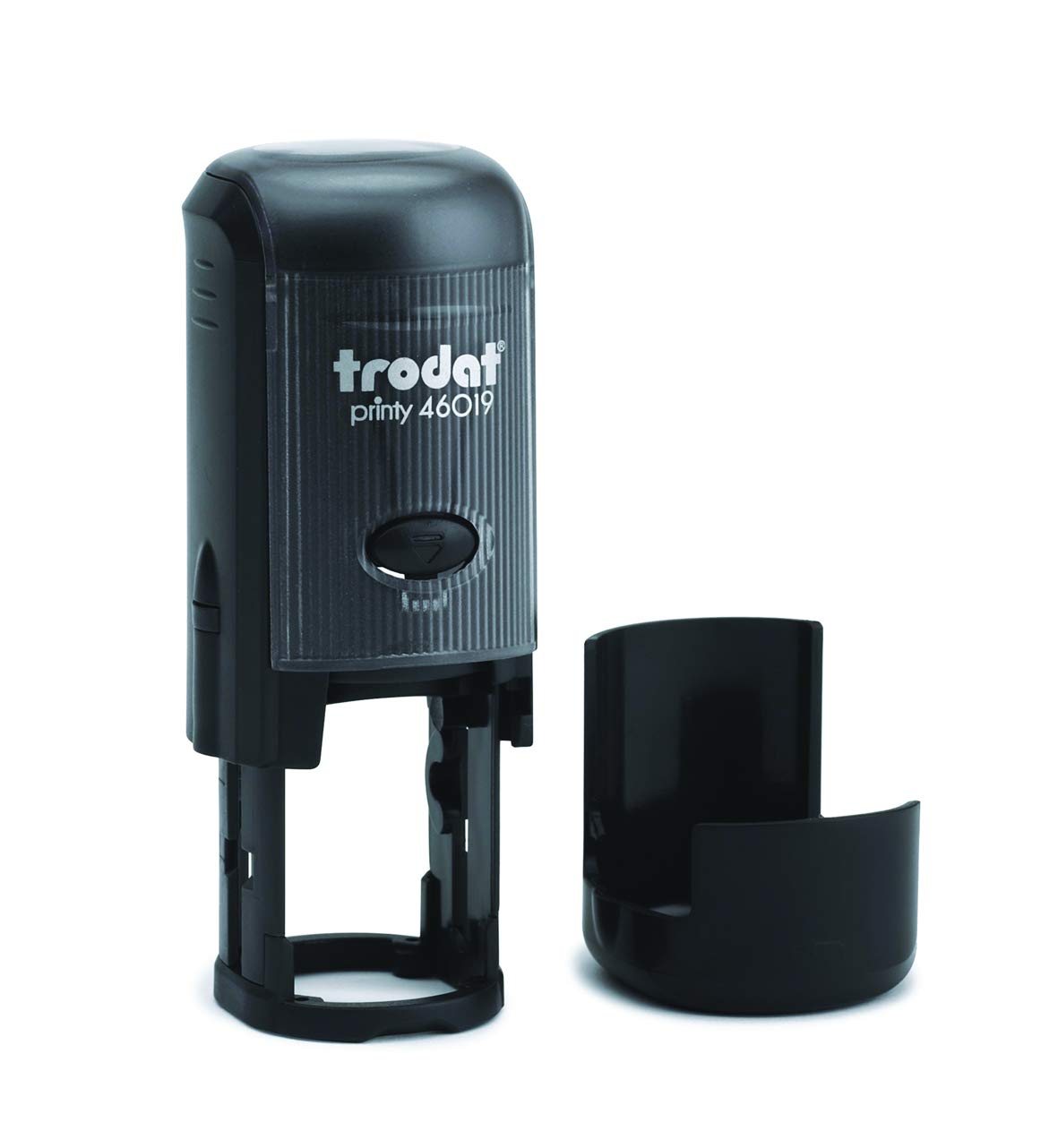 Trodat 6/46019 - Cuscinetti di ricambio (per timbri autoinchiostranti) per Trodat Printy 46019 nero, 2 Pezzi