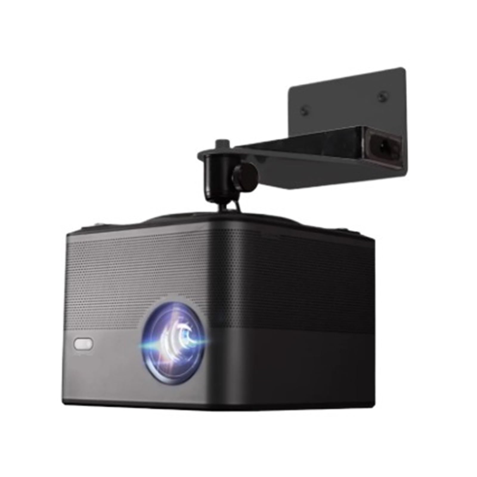 ZENY896V Projector Wall Mount Aluminum Alloy Wall-mounted Projector Mount, Suitable For A Variety Of Projection Needs Projector Hanger(Black)