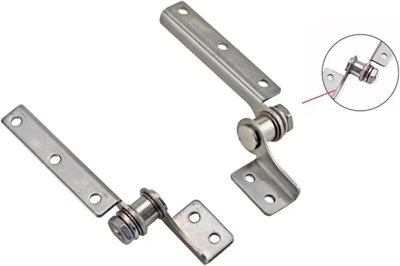 Damping Shaft Torque Door Hinge Stainless Steel Left/Right Hardware Accessories 1Pcs(Left)