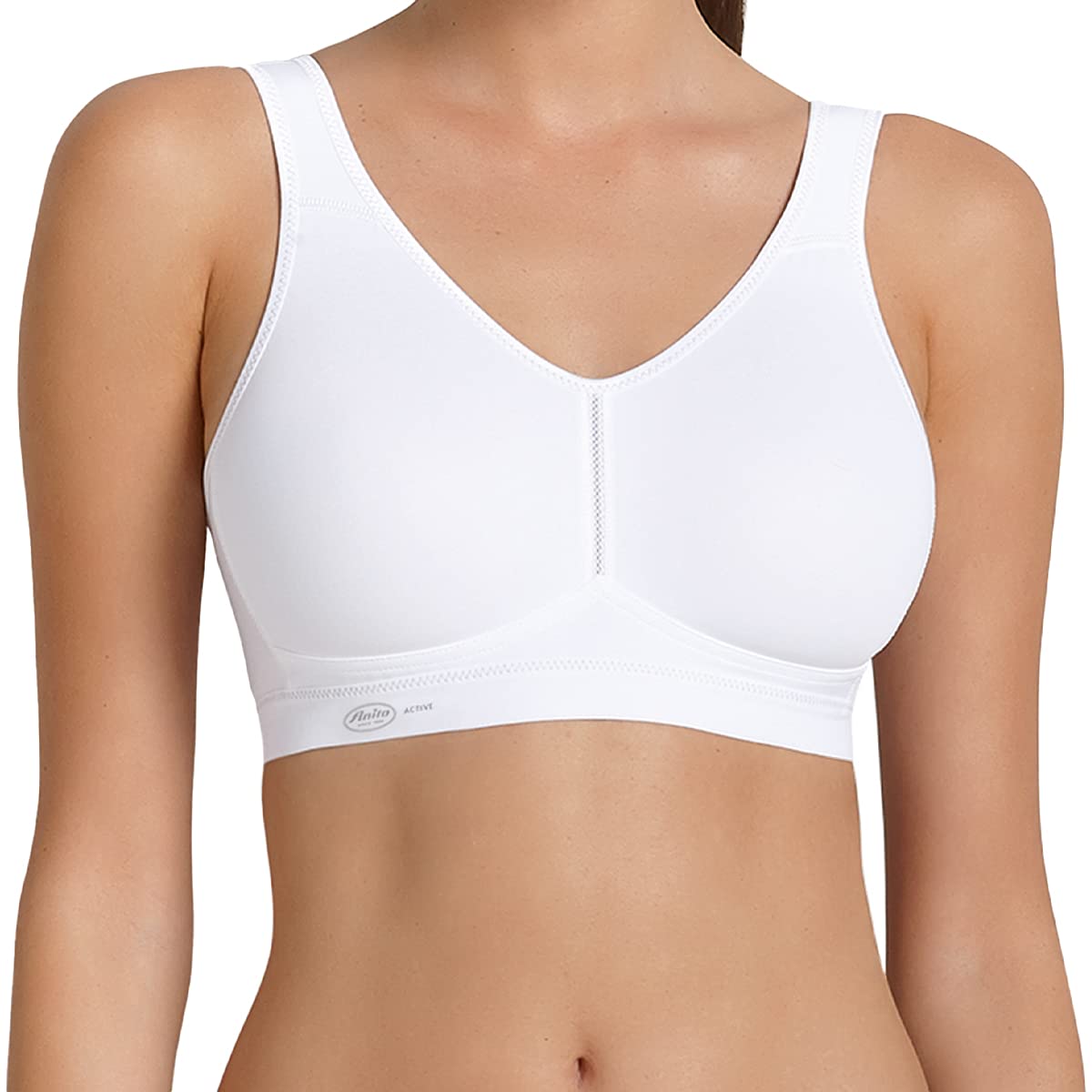 Anita Women's 5521 Seamless Sports Bra, White, 44C