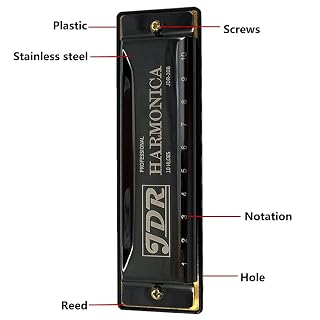 Harmonica Orgue à 10 orifices avec boîtier harpe Tuner C Tone Blues clue Jazz harmonica Kids - Les Beatles, Paul McCartney, John Lennon, RIngo Starr, George Harrison Harmonica Orgue à 10 orifices avec boîtier harpe Tuner C Tone Blues clue Jazz harmonica Kids – Image 4