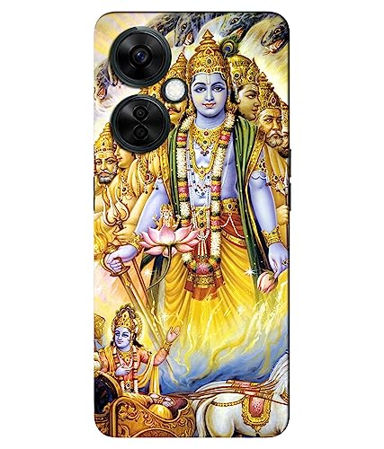 Image of Lord ''Vishnu's Avatars'' Printed Hard Mobile Back Cover & Case for OnePlus Nord CE 3 Lite 5G, Designer | Protective & Premium Cover & Case