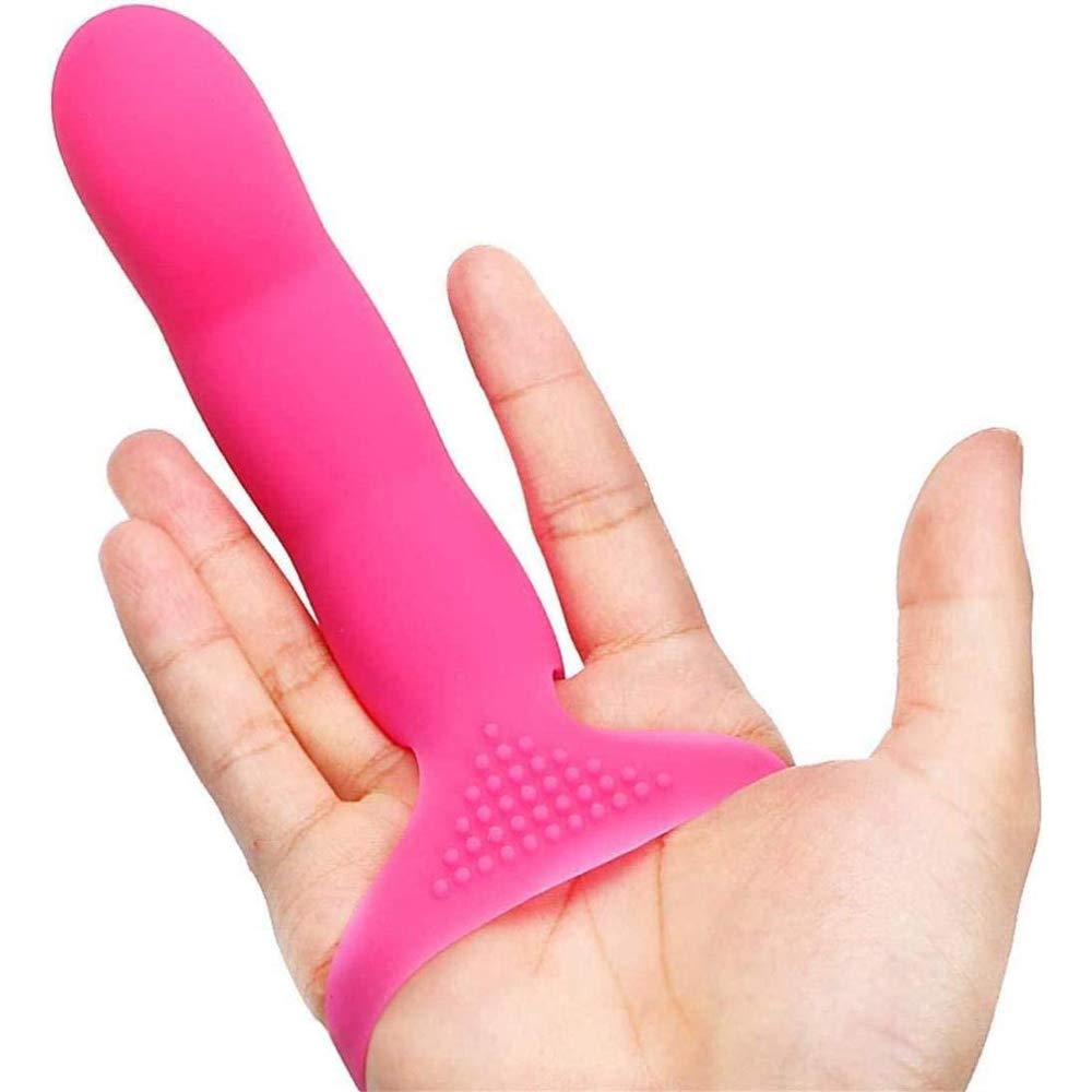 Estimulador De ClíToris Cubierta De Dedo Vibradores para Ella Masaje De Punto G Juegos Previos SeñOras Manga De Dedo Manga Dedo Masturbador Juguetes Sexuales para Parejas Mujeres Lesbianas