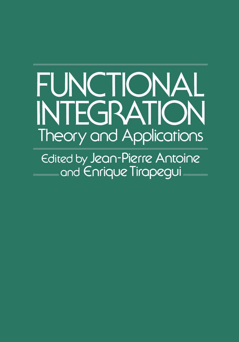 Buy Functional Integration Theory and Applications — BookShops.in