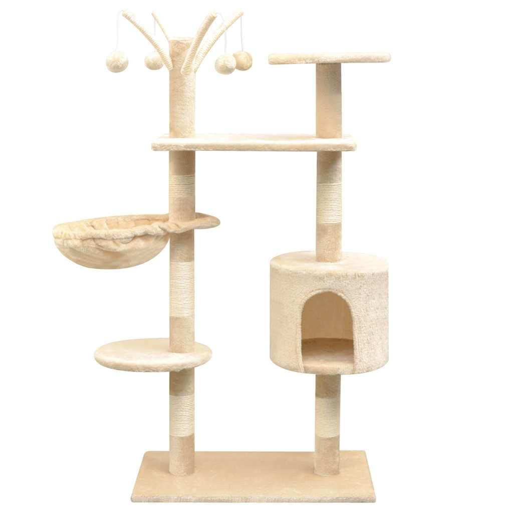 Arbre à chat avec hamac dans le salon pour le bonheur de votre chat