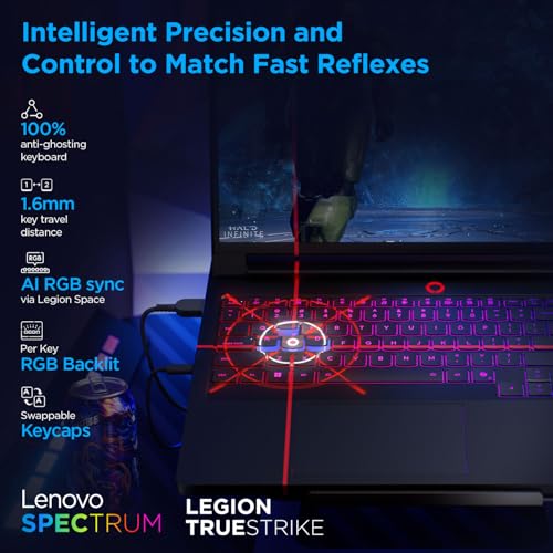Image of Lenovo Legion Pro 7 FIFA World Cup 26 Edition Intel Core Ultra 9 275HX | NVIDIA RTX 5070Ti 12GB (32GB RAM /1TB SSD /WQXGA OLED /240Hz /16(40.6cm) /Windows 11 /Black /2.4Kg), 83F500HPIN AI Gaming Laptop