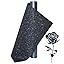Black glitter plotter film textile