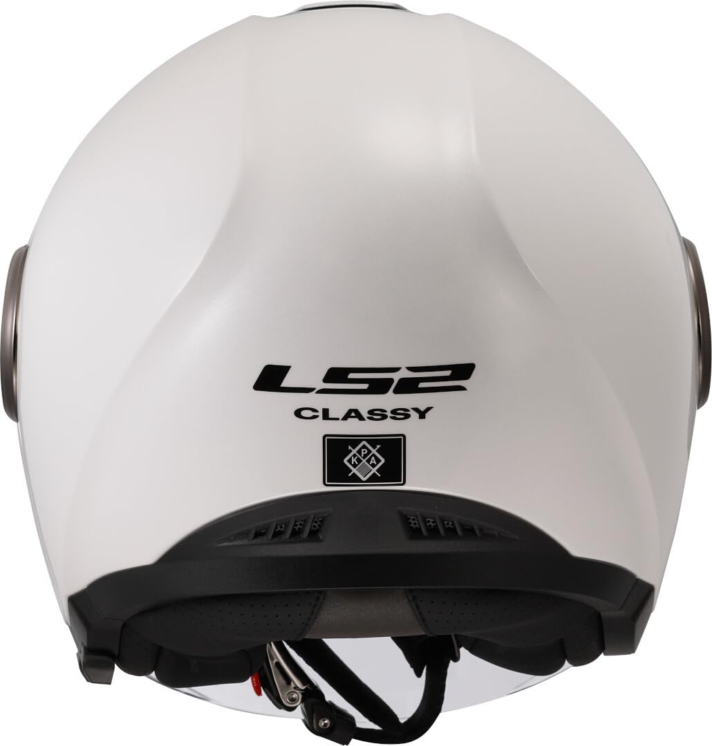 LS2, Casco Moto Jet CLASSY SOLID Gloss White, S