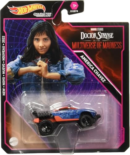 Hot Wheels Character Cars Marvel America Chavez miniatura 1