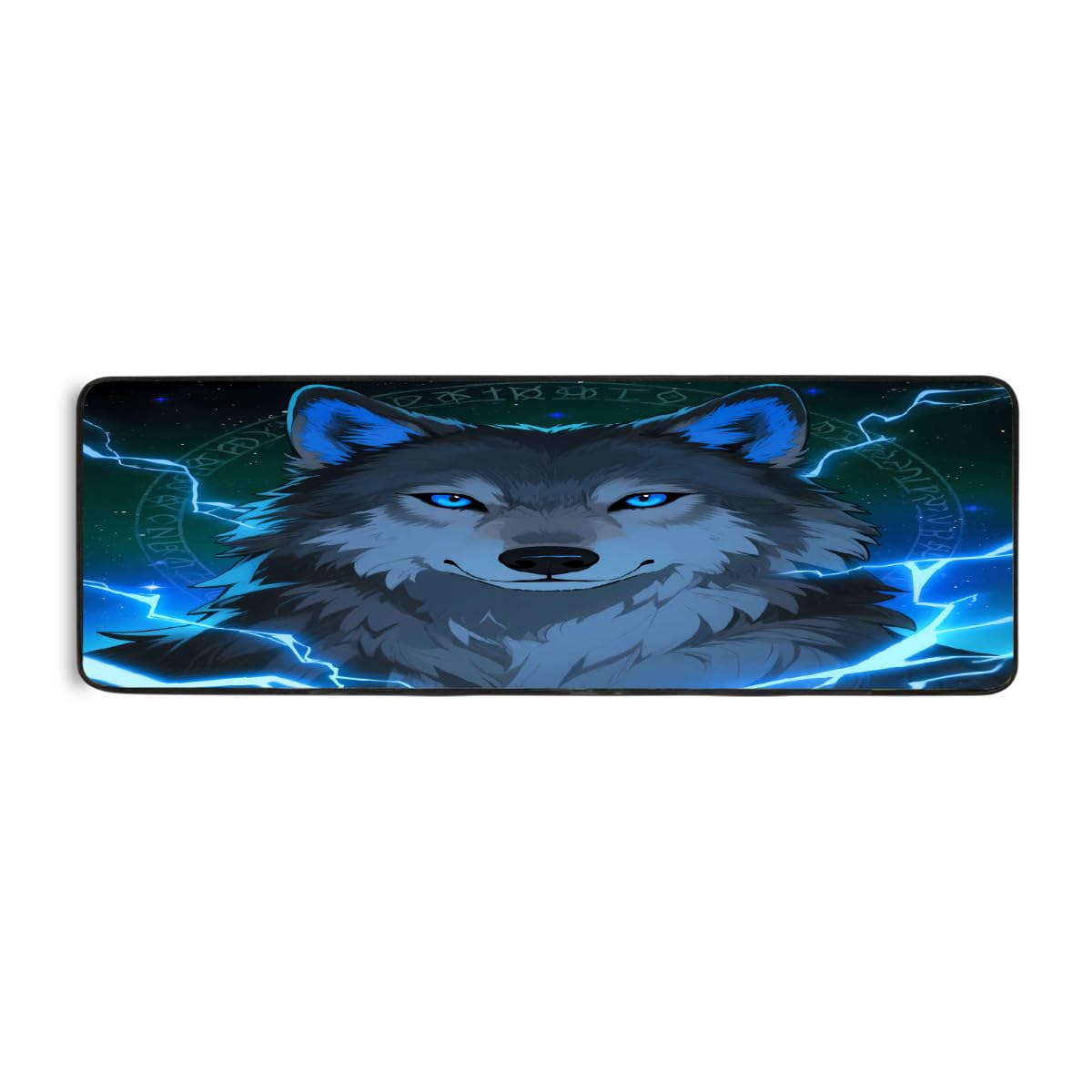 Tapis de cuisine antidérapant loup pour soulager le dos à l'évier