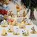 Generic 9Pcs Winnie Honeycomb Centerpiece Party Decor, Baby Shower Decorations Cute Bear Table Centerpieces for Birthday Party Supplies