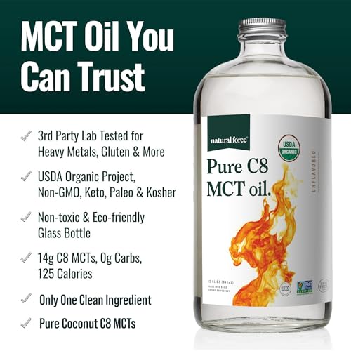 Natural Force Organic Pure C8 MCT Oil