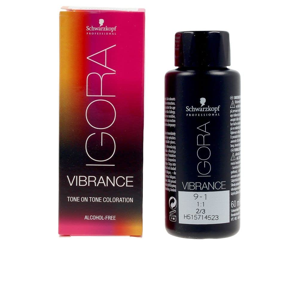 Schwarzkopf Igora Vibrance Tone On Tone Coloration 60ml 9-1 (Light Brown)