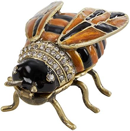 SARO LIFESTYLE Caixa Decorativa Jeweled Accessories Bumble Bee Mu...