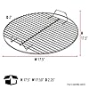 Weber Cooking Grate 17.5" – Heavy‑Duty Plated Steel Grates, Fits 18" Charcoal Grills, Bar‑B‑Kettle & 18" Smokey Mountain #1