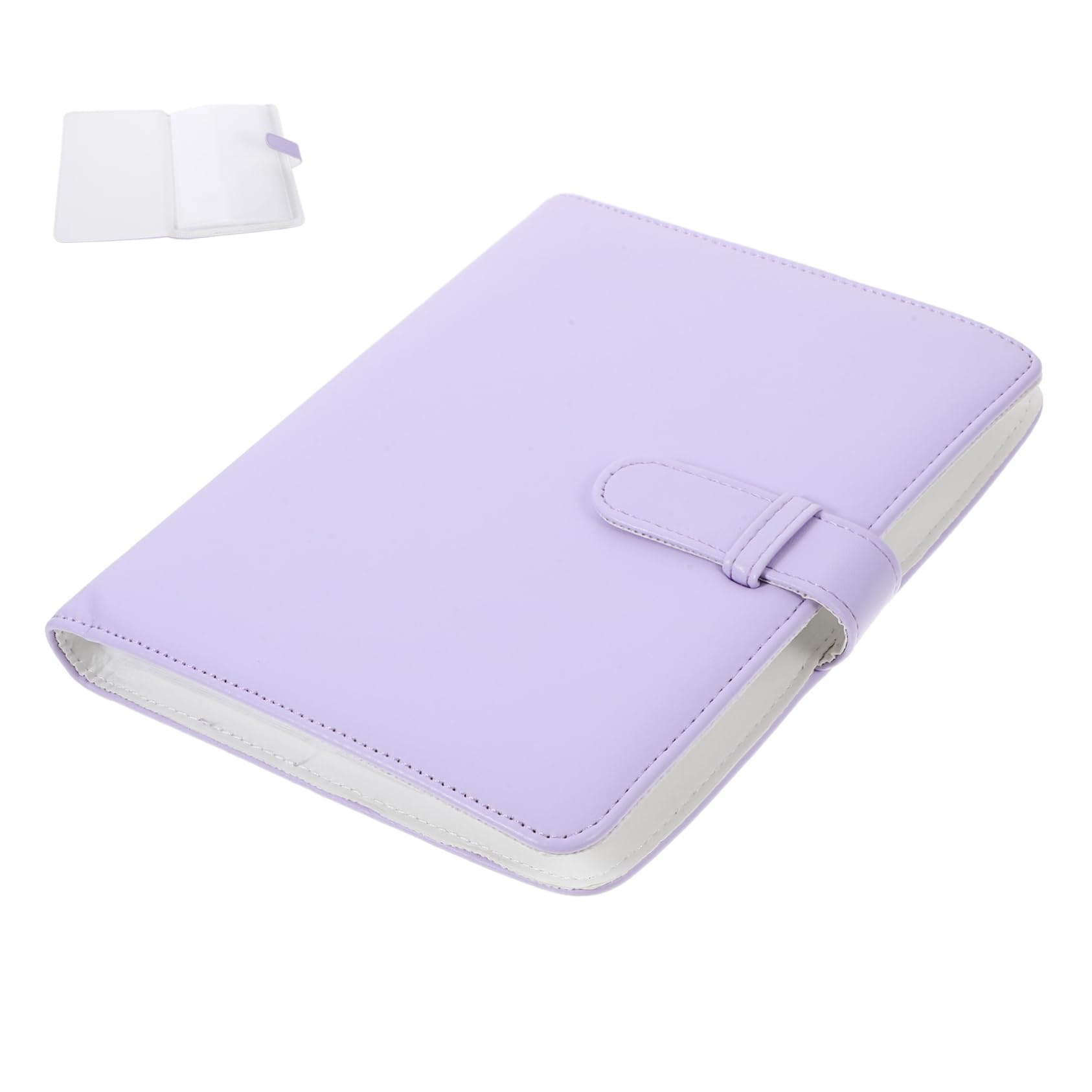 Angoily Fashionable Pu Photo Album 256 Pockets for Photos Safe Storage for Home Decor