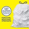 Glad ForceFlex Tall Kitchen Drawstring Trash Bags, 13 Gal, Fragrance Free, 40 Ct (Package May Vary) #1