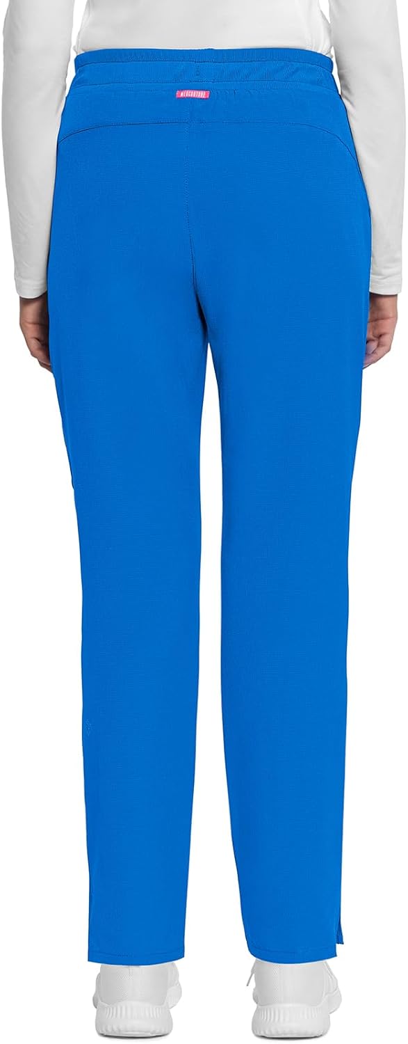 Med Couture Scrub Pant for Women Mid Rise Drawstring Tapered Leg - Missy Fit Cargo Pant with Rib-Knit Waistband - MC101 - Image 6