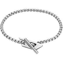 Diesel Men's Stainless steel with D clasp closure bracelet